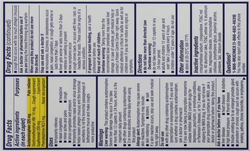Maximum Strength Mucinex Sinus-Max Pressure, Pain & Cough Caplets, 20 ct - Image 3