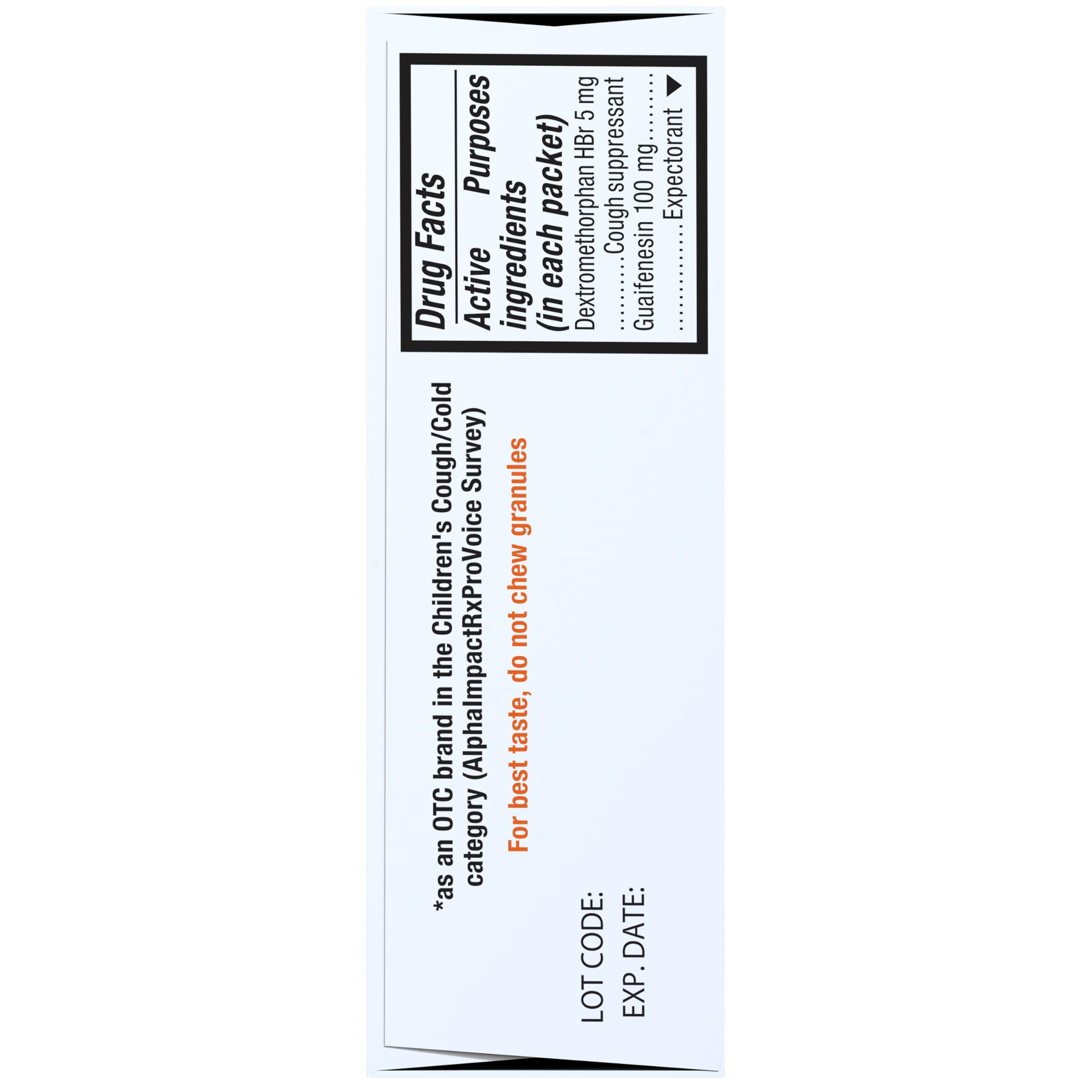 Mucinex Children's Chest Congestion Expectorant and Cough Suppressant Mini-Melts, Orange Cream, 12 Count (Packaging May Vary) - Image 11