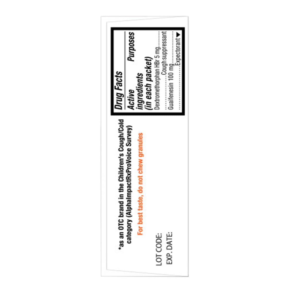 Mucinex Children's Chest Congestion Expectorant and Cough Suppressant Mini-Melts, Orange Cream (Packaging May Vary) (Pack of 4) - Image 3