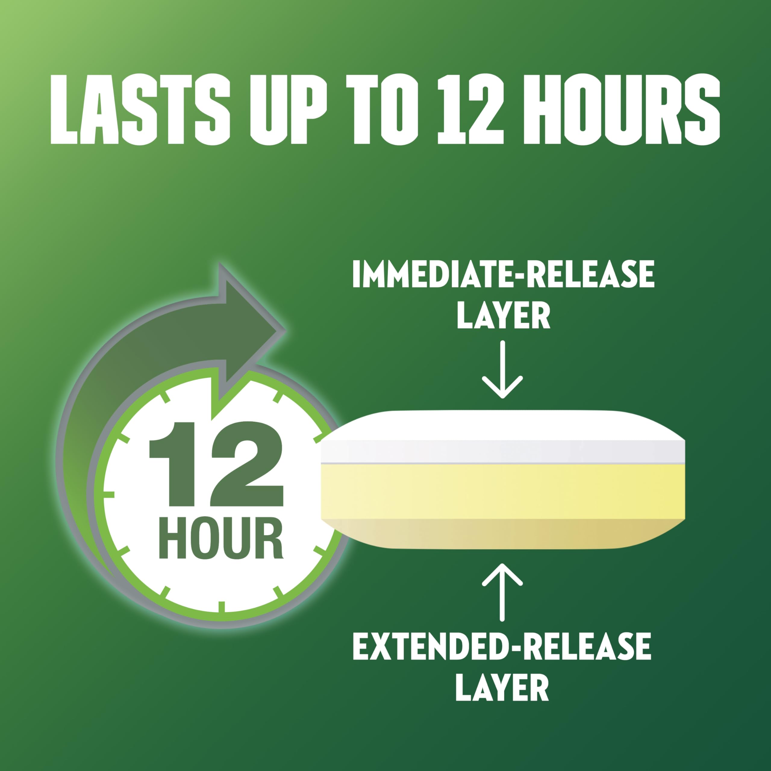 Mucinex DM 12Hr Chest Congestion & Cough Medicine for Adults, Cold and Cough Medicine for Excess Mucus Relief, 600 mg Guaifenesin & 30 mg Dextromethorphan HBr, 80 Bi-Layer Tablets - Image 3