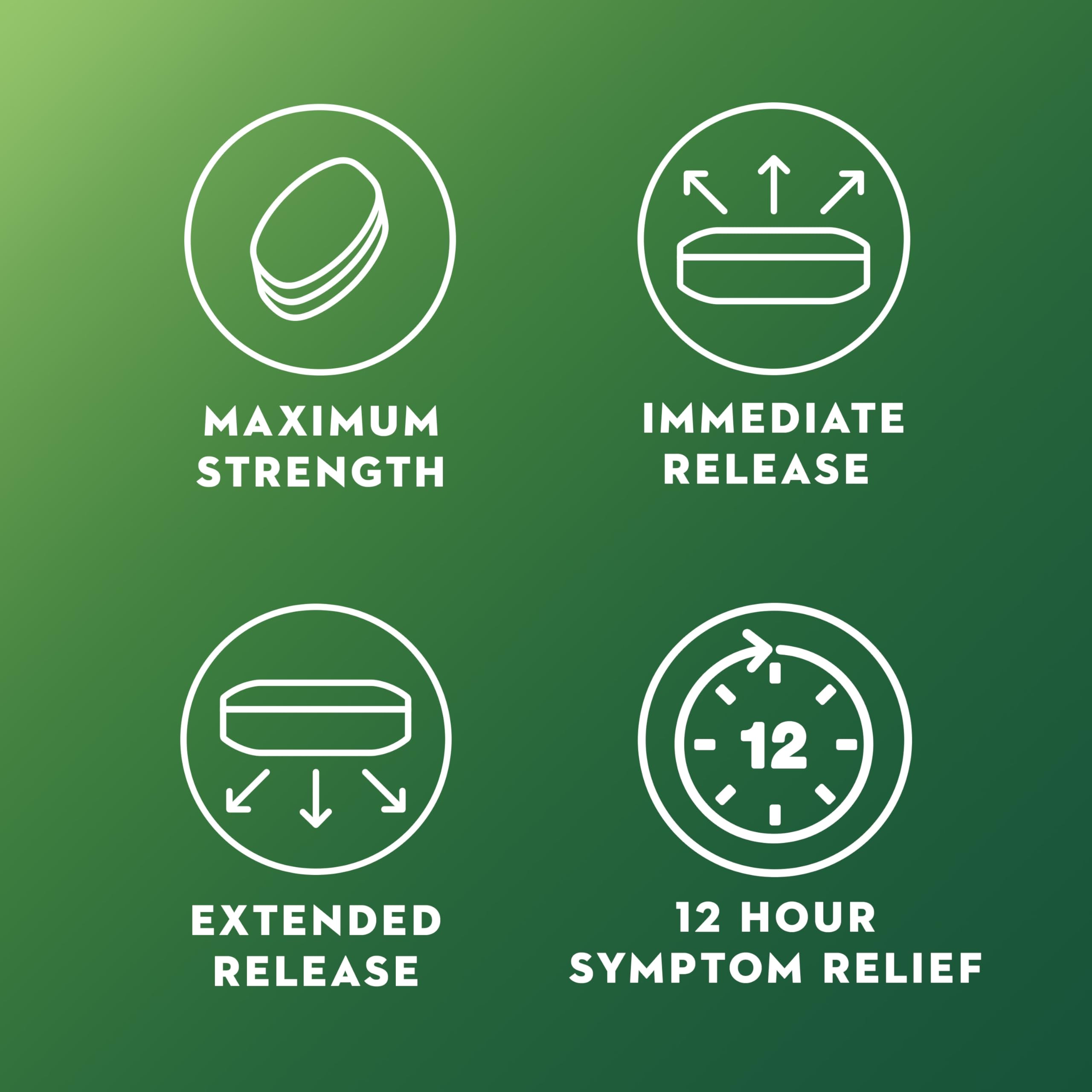 Mucinex DM 12Hr Maximum Strength Chest Congestion & Cough Medicine For Adults, Cold And Cough Medicine for Excess Mucus Relief, 1200 mg Guaifenesin & 60 mg Dextromethorphan HBr, 14 Bi-Layer Tablets - Image 4