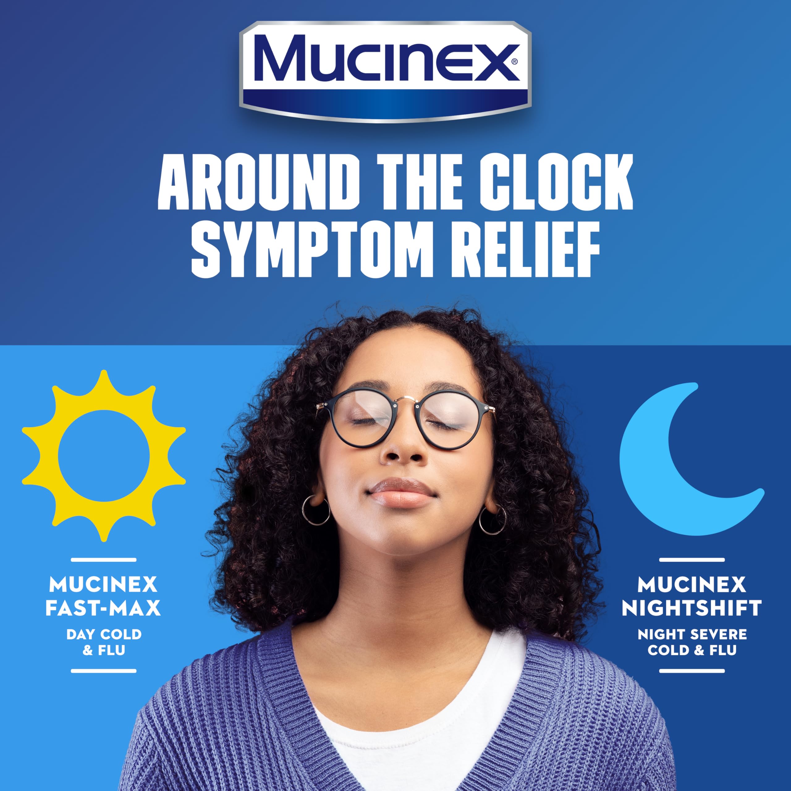 Mucinex Fast-Max Day Cold and Flu & Nightshift Night Severe Cold and Flu Medicine for Adults, Day/Night Combo Pack for Fever, Sore Throat Relief, Decongestant, Cough & Cold Medicines, 40 Caplets - Image 6
