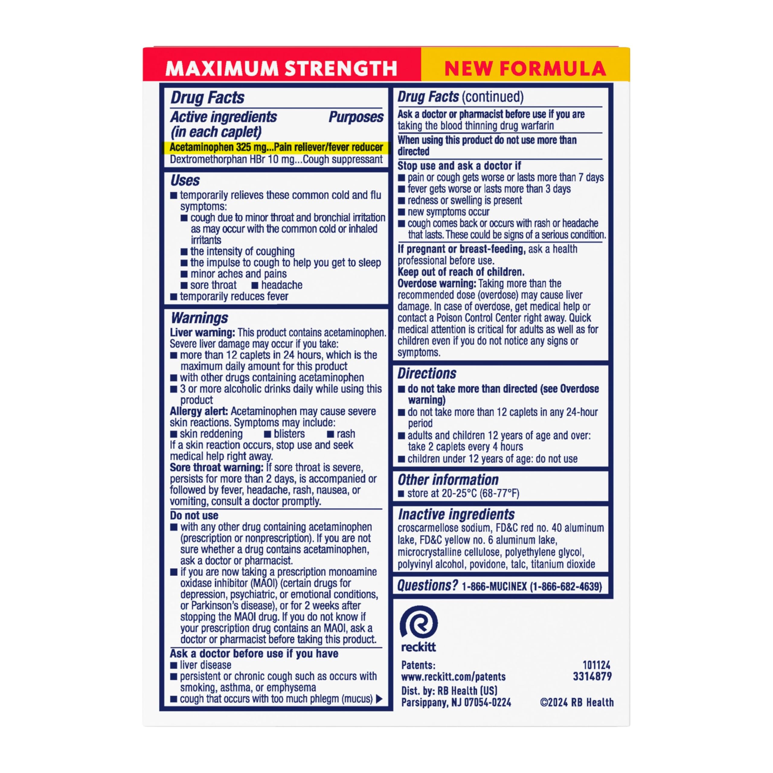 Mucinex Fast-Max Maximum Strength Cold and Flu Medicine for Adults, Powerful Over-the-Counter Medication for 6 Different Cold & Flu Symptoms, Fast Release Caplets, 20 Count - Image 8