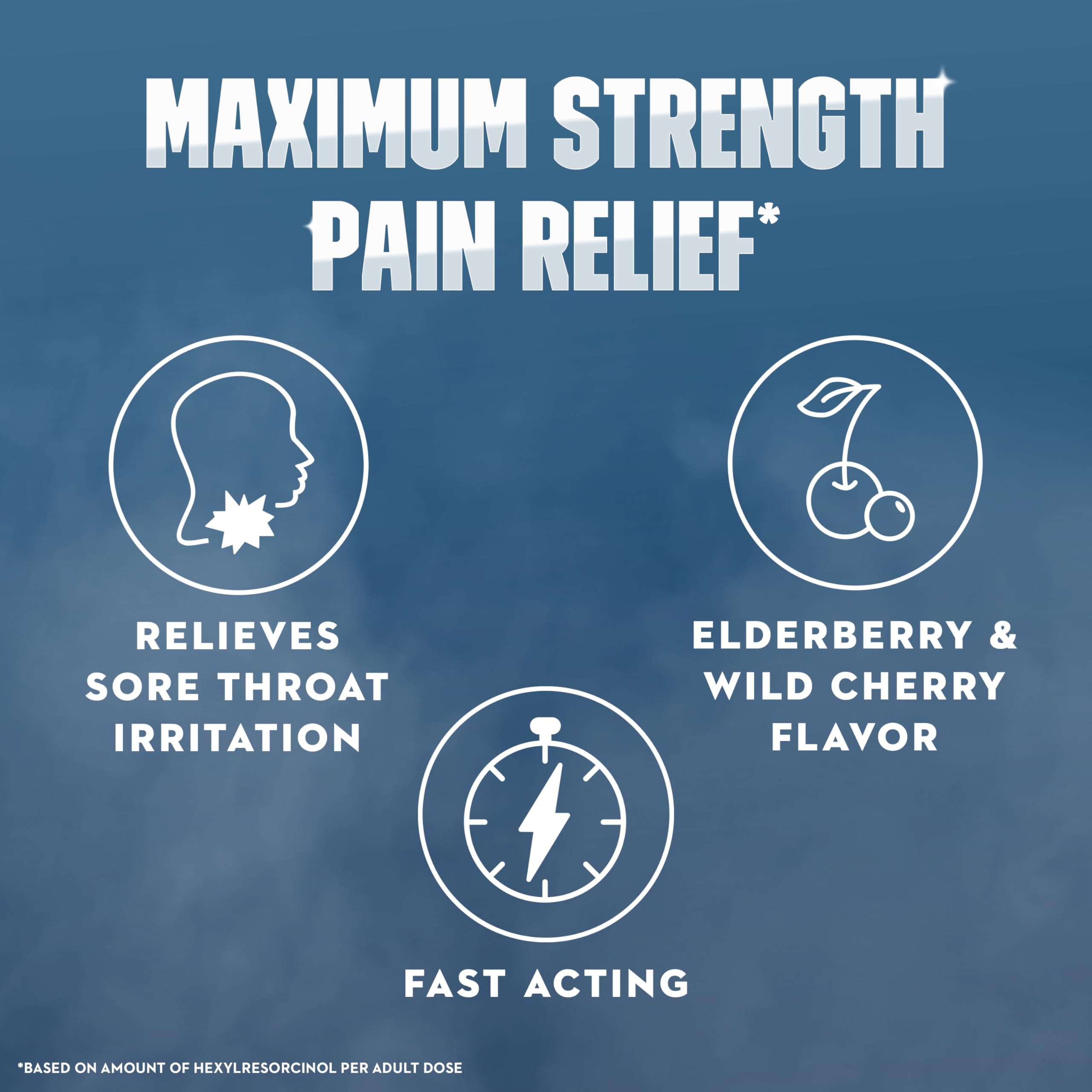 Mucinex Instasoothe Sore Throat Relief, Sore Throat Lozenges, Sore Throat Medicine with Hexylresorcinol, Cough Drops Alternative, 40 Elderberry & Wild Cherry Medicated Numbing Throat Drops - Image 3