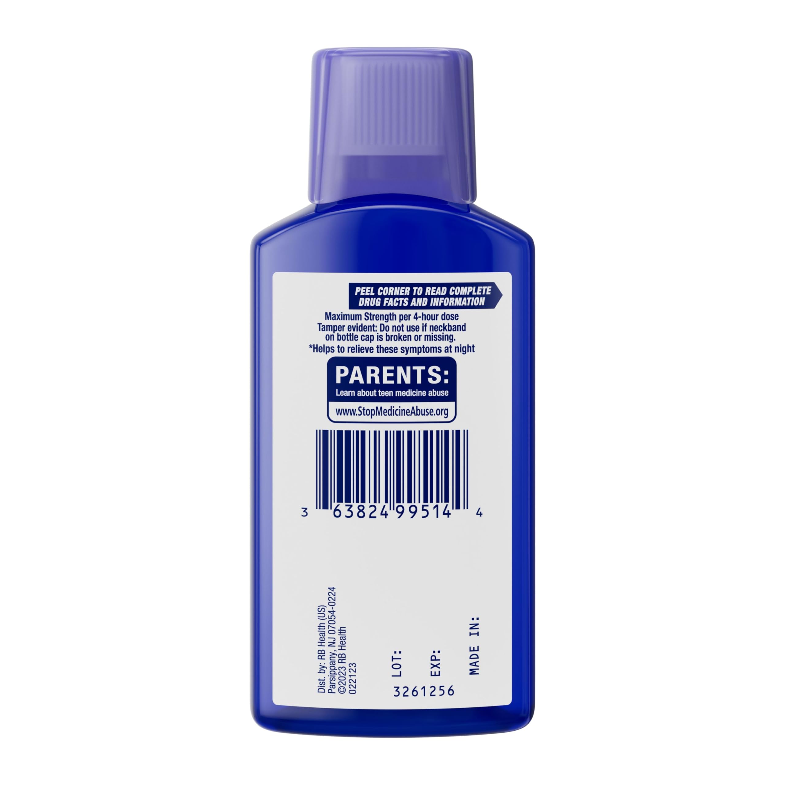 Mucinex Nightshift Maximum Strength Severe Cold & Flu, Nighttime Multi-Symptom Relief, Pain Reliever, Fever Reducer, Cough Suppressant, Nasal Decongestant, Antihistamine, 6 FL OZ - Image 9