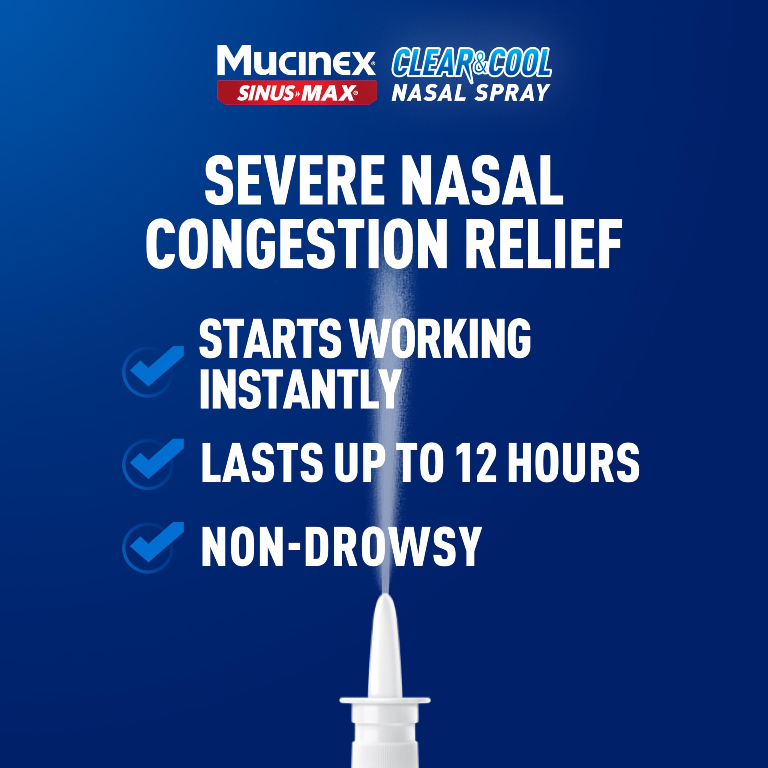 Mucinex Rapid+Clear Pain, Headache, & Mucus Congestion (16 Liquid Gels) + Sinus Pressure Relief Nasal Spray (0.75 oz), Over-the-Counter Medication Combo Pack for Multi-Symptom Relief - Image 5