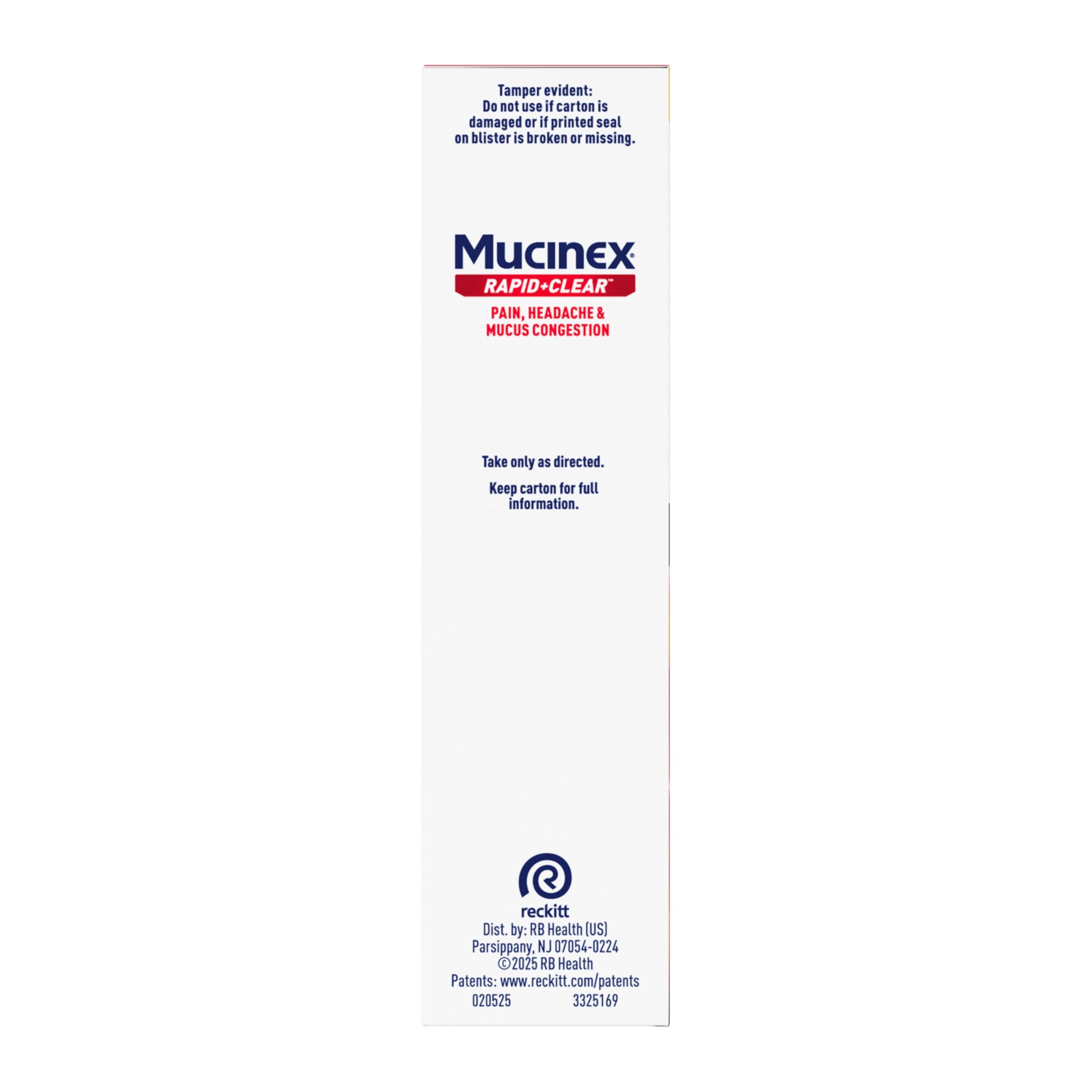 Mucinex Rapid+Clear Pain, Headache, & Mucus Congestion (16 Liquid Gels) + Sinus Pressure Relief Nasal Spray (0.75 oz), Over-the-Counter Medication Combo Pack for Multi-Symptom Relief - Image 9