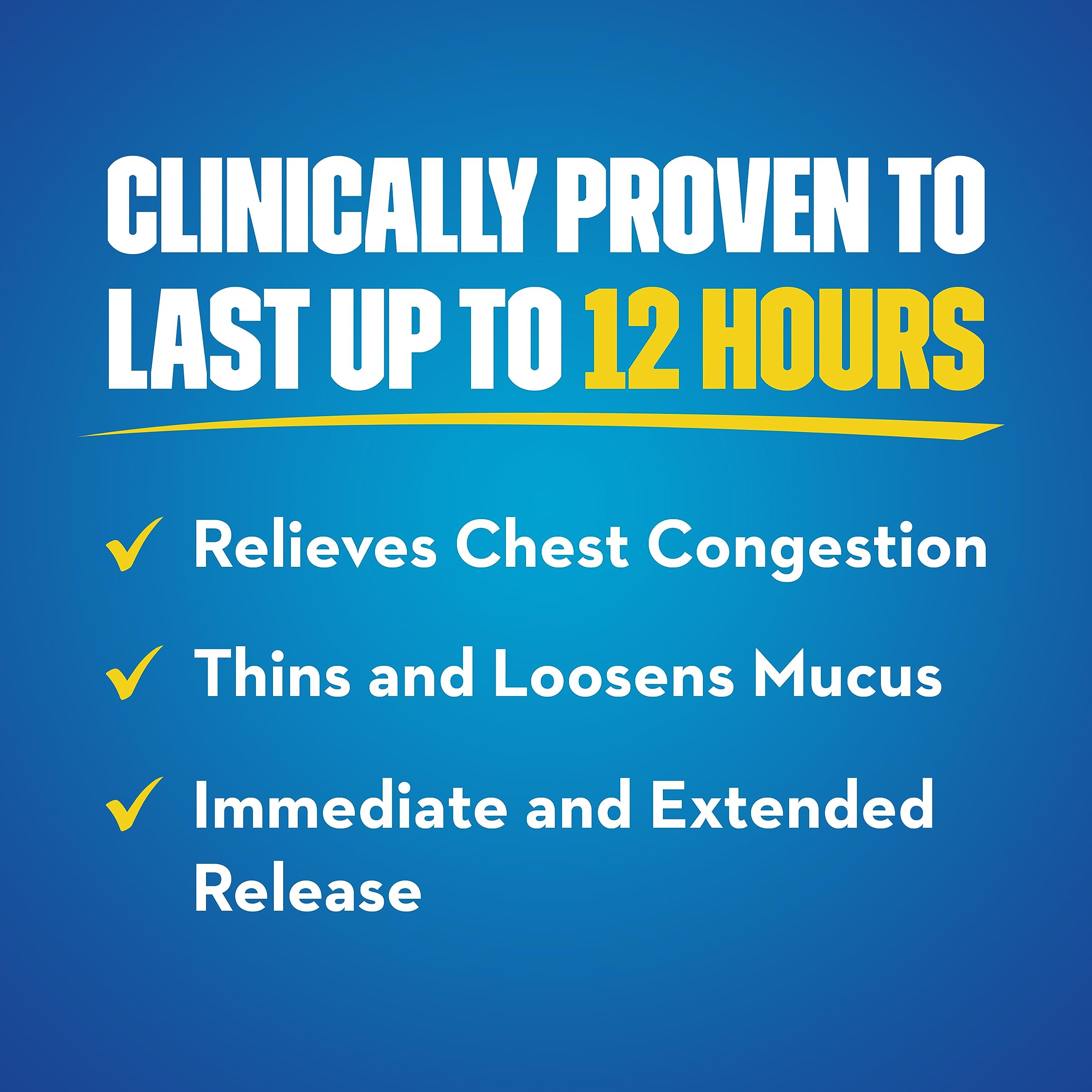 Mucinex SE 12 Hour Chest Congestion Expectorant, Tablets, 68 Count - Image 6