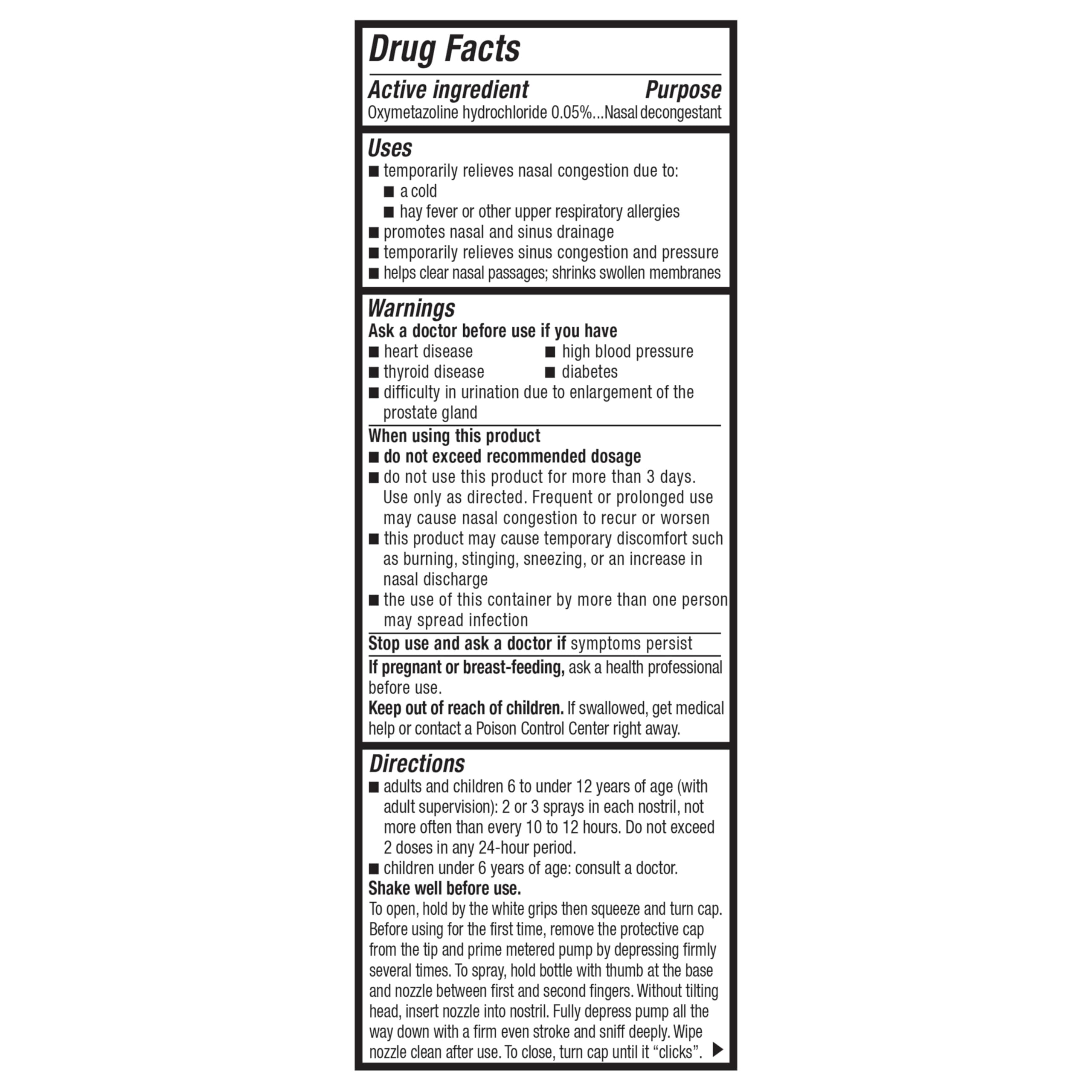 Mucinex Sinus-Max Severe Nasal Congestion Relief Sinus & Allergy Nasal Spray, 0.75 Fluid Ounce - Image 16