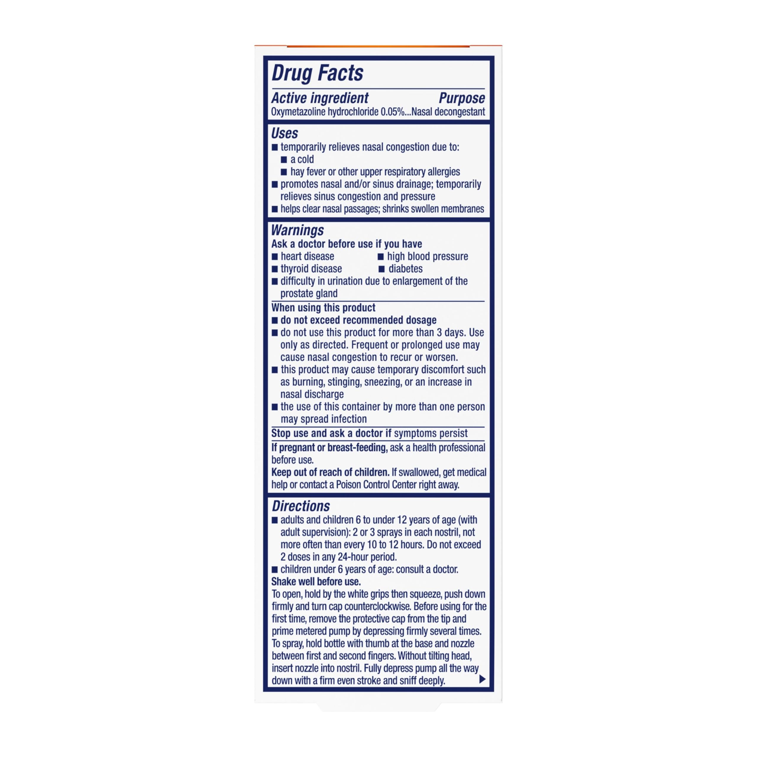 Mucinex Sinus-Max Severe Nasal Congestion Relief Sinus & Allergy Nasal Spray, 0.75 Fluid Ounce - Image 9